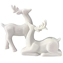 Porcelain christmas reindeer for sale  Delivered anywhere in USA 