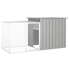 Vidaxl clapier gris d'occasion  Livré partout en Belgiqu