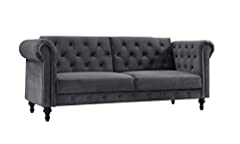 Velvet three seater for sale  Delivered anywhere in Ireland
