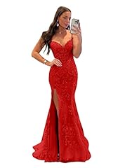 Mermaid tulle red for sale  Delivered anywhere in USA 