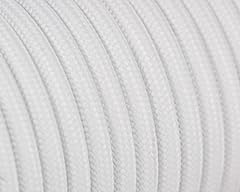 Textilkabel weiß unifarben gebraucht kaufen  Wird an jeden Ort in Deutschland