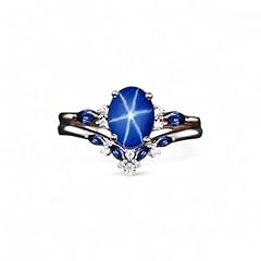 Star sapphire wedding for sale  Delivered anywhere in USA 