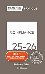 Mémento compliance 2025 d'occasion  Livré partout en France