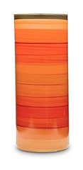 Vase cylindrique orange d'occasion  Livré partout en France