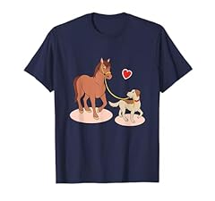 Shirt cavallo cane usato  Spedito ovunque in Italia 