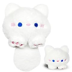 White cat stuffed for sale  Delivered anywhere in USA 