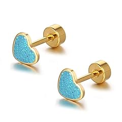 18g titanium heart for sale  Delivered anywhere in USA 