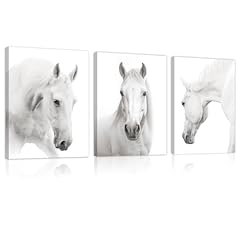 Hpniub white horse for sale  Delivered anywhere in USA 