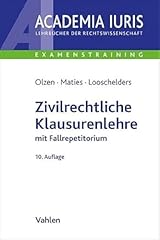 Zivilrechtliche klausurenlehre gebraucht kaufen  Wird an jeden Ort in Deutschland