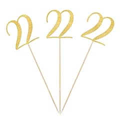 Gold glitter 22nd for sale  Delivered anywhere in USA 