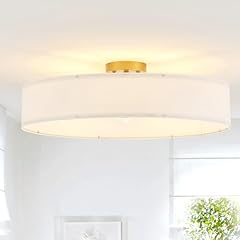 Gold semi flush for sale  Delivered anywhere in USA 