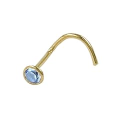 Nasenstecker piercing blauem gebraucht kaufen  Wird an jeden Ort in Deutschland
