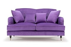 Modern seater purple for sale  Delivered anywhere in UK