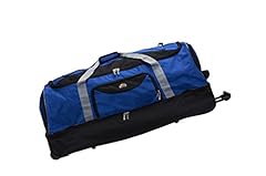 Rockland Drop Bottom Rolling Duffel Bag, Navy, 40-Inch for sale  Delivered anywhere in USA 
