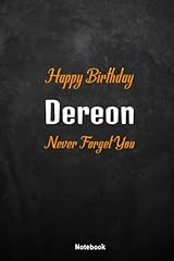 Happy birthday dereon for sale  Delivered anywhere in USA 