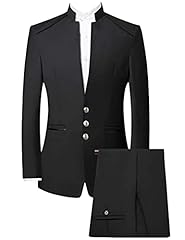 Men mandarin collar for sale  Delivered anywhere in UK