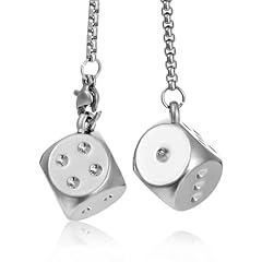 Würfelanhänger silber metall gebraucht kaufen  Wird an jeden Ort in Deutschland