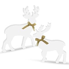 2pcs reindeer christmas for sale  Delivered anywhere in UK