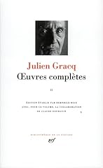 julien gracq pleiade d'occasion julien gracq pleiade d'occasion Livré partout en France