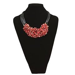 Collana corta nera usato  Spedito ovunque in Italia 