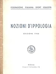 Nozioni ippologia. usato  Spedito ovunque in Italia 