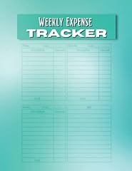 Weekly expense tracker for sale  Delivered anywhere in USA 