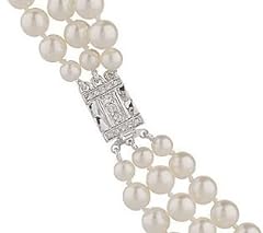 Used, Jacqueline Jackie Kennedy Triple Strand Shell Pearl for sale  Delivered anywhere in USA 