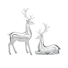 Silberner hirsch weihnachtsdek gebraucht kaufen  Wird an jeden Ort in Deutschland