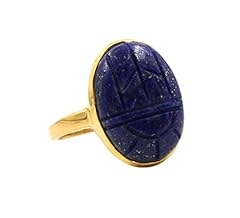 Lapis lazuli scarab for sale  Delivered anywhere in USA 