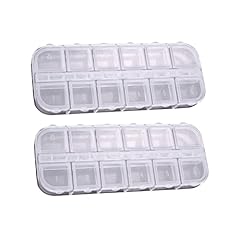 Scatole plastica organizer usato  Spedito ovunque in Italia 