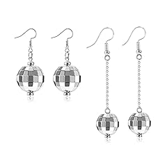 Disco ball earrings for sale  Delivered anywhere in USA 