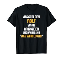 Rolf tshirt name gebraucht kaufen  Wird an jeden Ort in Deutschland