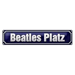 Blechschild beatles platz gebraucht kaufen  Wird an jeden Ort in Deutschland