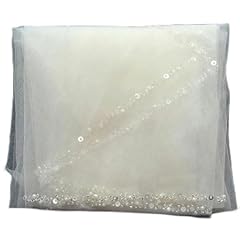 Voile mariée organza d'occasion  Livré partout en France