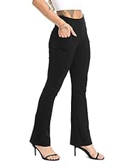 STARBILD Black Winter Wide Leg Work Cotton Flare Sports for sale  Delivered anywhere in UK