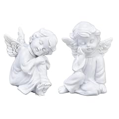 Statuette cherub statua usato  Spedito ovunque in Italia 