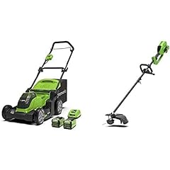 Greenworks cordless lawnmower for sale  Delivered anywhere in UK
