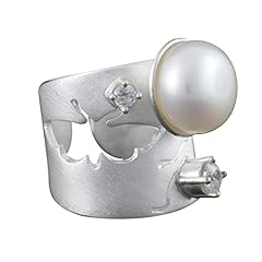 Silber ring perle gebraucht kaufen  Wird an jeden Ort in Deutschland