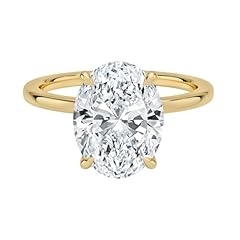 Oval moissanite engagement for sale  Delivered anywhere in USA 