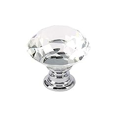 MDPLY 5 Pcs Crystal Glass Cabinet Knobs-30mm Diamond for sale  Delivered anywhere in USA 