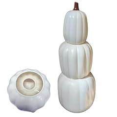 White stacking pumpkin for sale  Delivered anywhere in USA 
