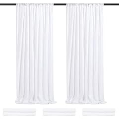 White backdrop curtain for sale  Delivered anywhere in USA 