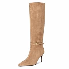 Comjuy beige suede for sale  Delivered anywhere in USA 