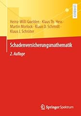 Schadenversicherungsmathematik d'occasion  Livré partout en Belgiqu