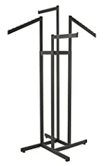 Clothing Rack – Heavy Duty Black 4 Way Rack, Adjustable for sale  Delivered anywhere in USA 