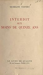 Interdit ans d'occasion  Livré partout en France