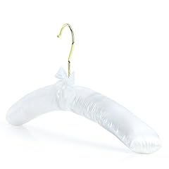 Hangerworld white satin for sale  Delivered anywhere in USA 