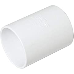 Solvent Weld White 40mm (43mm) Waste Pipe Coupling for sale  Delivered anywhere in UK