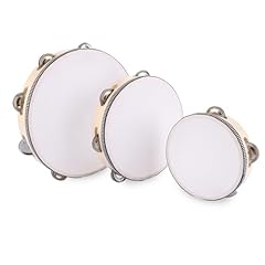 Ahaqu 3pcs tambourines for sale  Delivered anywhere in UK