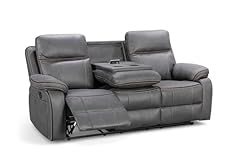 Padded grey faux for sale  Delivered anywhere in UK